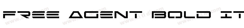 Free Agent Bold Ital字体转换 Free Agent Bold Ital字体转换